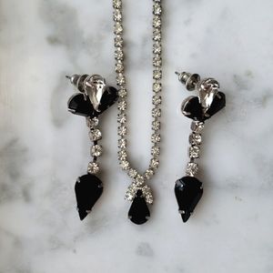 Vintage 90s necklace and earring set